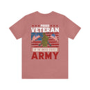 PROUD VETERAN OF THE UNITED STATES ARMY" - Military Inspired Design Premium T-Shirt