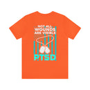 Not All Wounds Are Visible: PTSD T-Shirt T-Shirt Unveiling Hidden Battles
