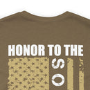 Honor to the Brave: Military Design T-Shirt Saluting Soldiers and Sailors Everywhere