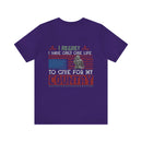 Ultimate Sacrifice: Military Design T-Shirt - 'Regretfully, I Have Only One Life to Give for My Country