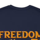 Patriotic Tribute: 'Freedom is Not Free, Thank a Veteran' Military Design T-Shirt