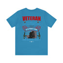 Veteran: I Did When Others Didn't - Military Design T-Shirt Celebrating Resilience and Dedication