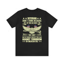 Unwavering Patriotism: Veteran Don't Think I Won't Suit Up Again Military Design T-Shirt Defending Our Flag Against Terrorism