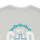 MY GOD IS STRONGER THAN PTSD Design Lightweight Retail Fit T-Shirt
