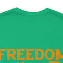 Patriotic Tribute: 'Freedom is Not Free, Thank a Veteran' Military Design T-Shirt