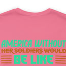 Americh: United with Our Angels - Military Design T-Shirt Honoring Guardians of Freedom