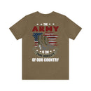 Noble Defenders: Military Design T-Shirt Celebrating the Army's Honor and Bravery