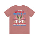 Patriotic Allegiance: Military Design T-Shirt - 'I Am a U.S. Veteran - Believer in God, Family, and Country - Proudly Saluting My Flag'