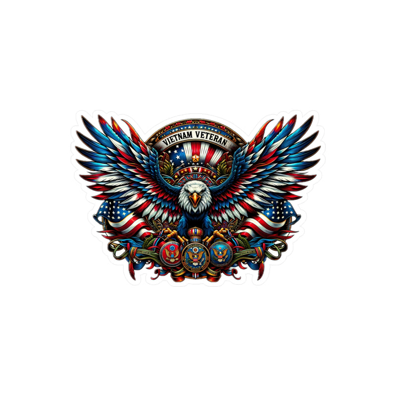 Eagle of Honor Vietnam Veteran Sticker