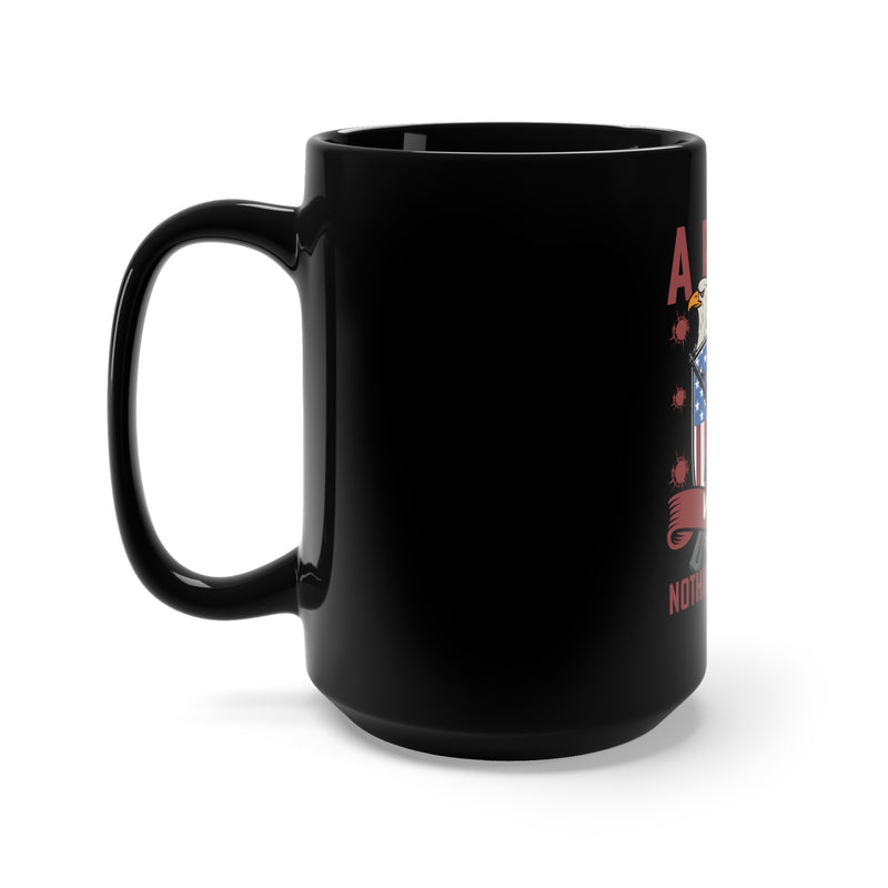 Army Veteran - Fearless and Unstoppable: 15oz Military Design Black Mug