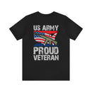 US Army Proud Veteran Military Design T-Shirt: Honor Your Service in Style