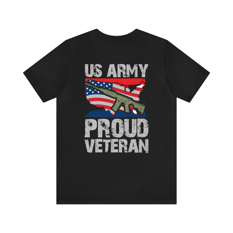 US Army Proud Veteran Military Design T-Shirt: Honor Your Service in Style