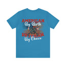 American by Birth, Veteran by Choice: Patriotic Military Design T-Shirt for True Patriots