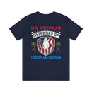 Military Design T-Shirt: U.S. Veteran - Defender of Liberty and Freedom