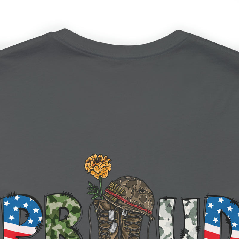 Proud Veteran: Military Design T-Shirt - Wear Your Service with Honor!