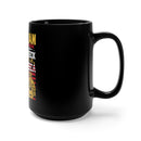 Valor Defined: 15oz Military Design Black Mug - Honoring Veterans Who Wrote a Blank Check for Our Freedom