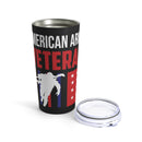 American Army Veteran - 20oz Military Design Tumbler: Honor and Valor in Every Sip!