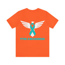 Spreading Wings of Awareness: PTSD Awareness Eagle Design Cotton T-Shirt