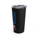 Freedom Is Never Free 20oz Military Design Tumbler - Black Background