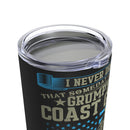 Unforeseen Hero: 20oz Military Design Tumbler - Black Background Edition