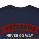 Ever Ready Veterans: Military Design T-Shirt - Always Prepared, Never Forgotten