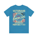 Veterans: American Heroes - Military Design T-Shirt for Patriotism and Appreciation