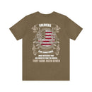 Wisdom in Service: Military Design T-Shirt Celebrating Soldiers' Critical Thinking