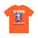 Heart to Heart: Veteran and Daughter Military Design T-Shirt Celebrating Unbreakable Bonds