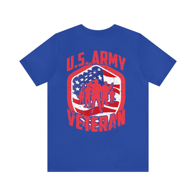 U.S. Army Veteran: Military Design T-Shirt - Proudly Serving with Honor and Courage