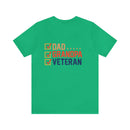 Dad, Grandpa, Veteran: Military Design T-Shirt Celebrating Family Heroes!