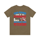Resilient and Honorable: Military Design T-Shirt - 'God Found Some of the Strongest Women and Made Them Veterans