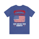 America's Veterans: Honoring Those Who Served with Military Design T-Shirt