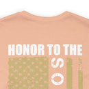 Honor to the Brave: Military Design T-Shirt Saluting Soldiers and Sailors Everywhere