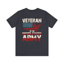 United States Army Veteran: Military Design T-Shirt Honoring Service and Sacrifice