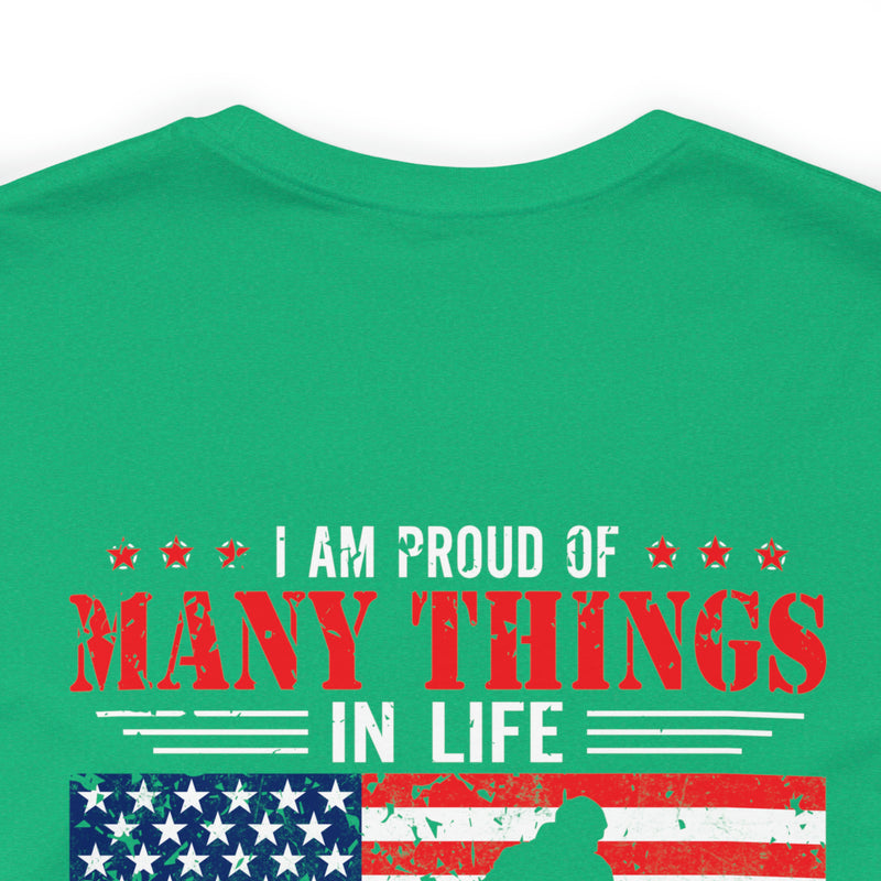 Proud Daughter of a Veteran: Military Design T-Shirt Celebrating Family Legacy