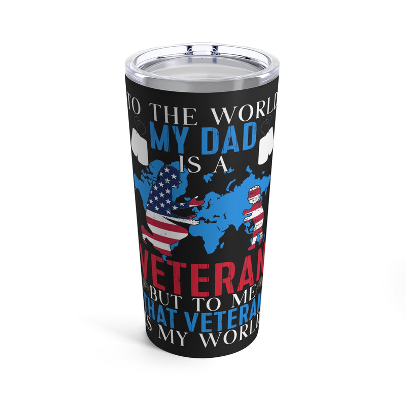 Honoring My Hero: Embrace Family Legacy with our 20oz Military Design Tumbler