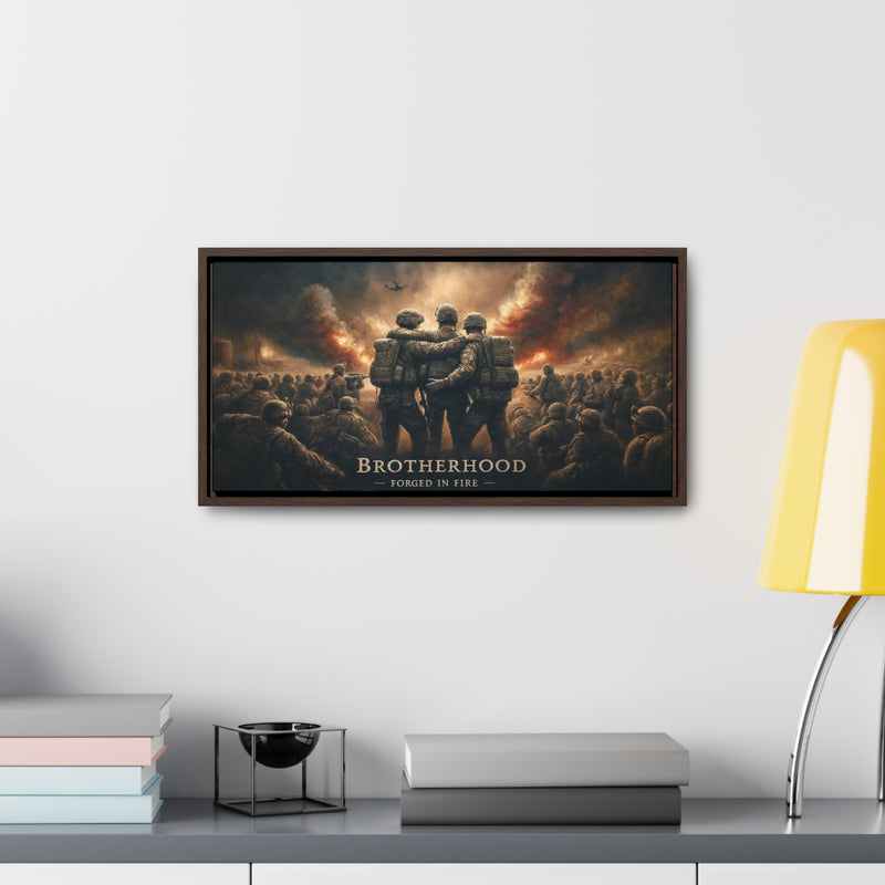 Brotherhood: Forged in Fire - Framed Canvas