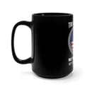 Heart of a Hero: Military Design Black Mug - 15oz