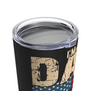 Legacy of Service: 20oz Military Design Tumbler - Proud Dad, Grandpa, and Vietnam Veteran