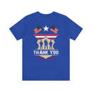 Thank You: Military Design T-Shirt Expressing Gratitude and Support