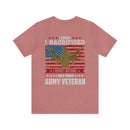 Proud Army Veteran Military Design T-Shirt - 'I Served, I Sacrificed, I Regret Nothing'