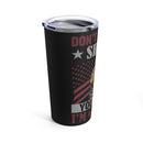 Unleash My Skills: 20oz Black Military Design Tumbler - A Warning from a Seasoned Veteran