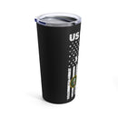 US Navy Vietnam Veteran 20oz Military Design Tumbler - Black Background