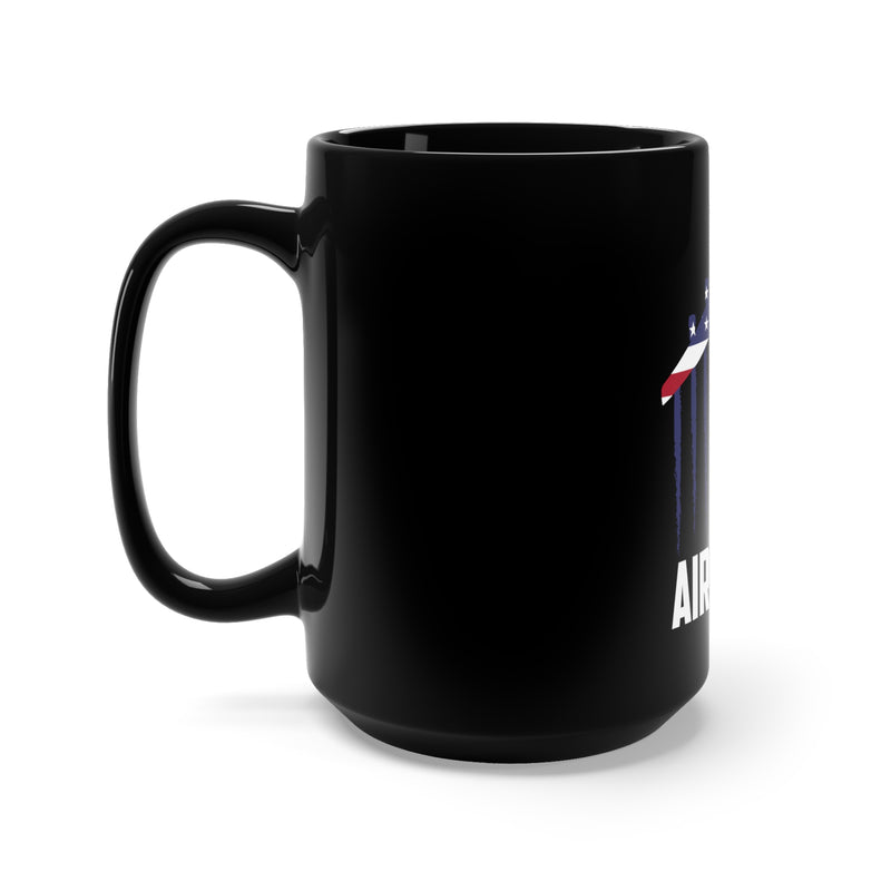 Air Force 15oz Military Design Black Mug - Embrace Your Patriotism in Style!