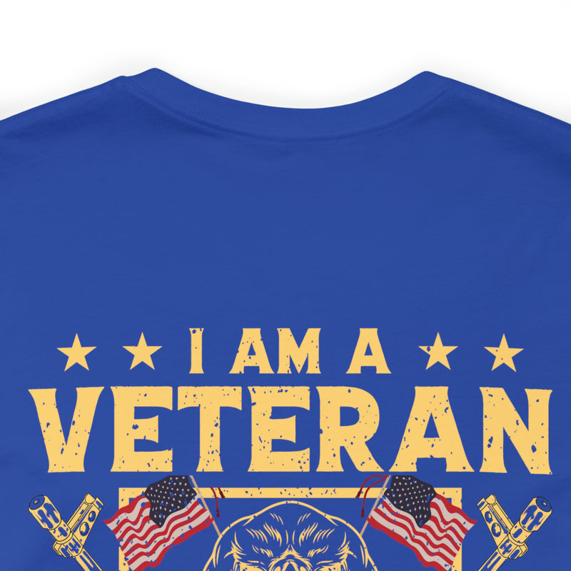 Unisex Military-Styled 'I Am A Veteran: My Oath of Enlistment' Commemorative T-Shirt