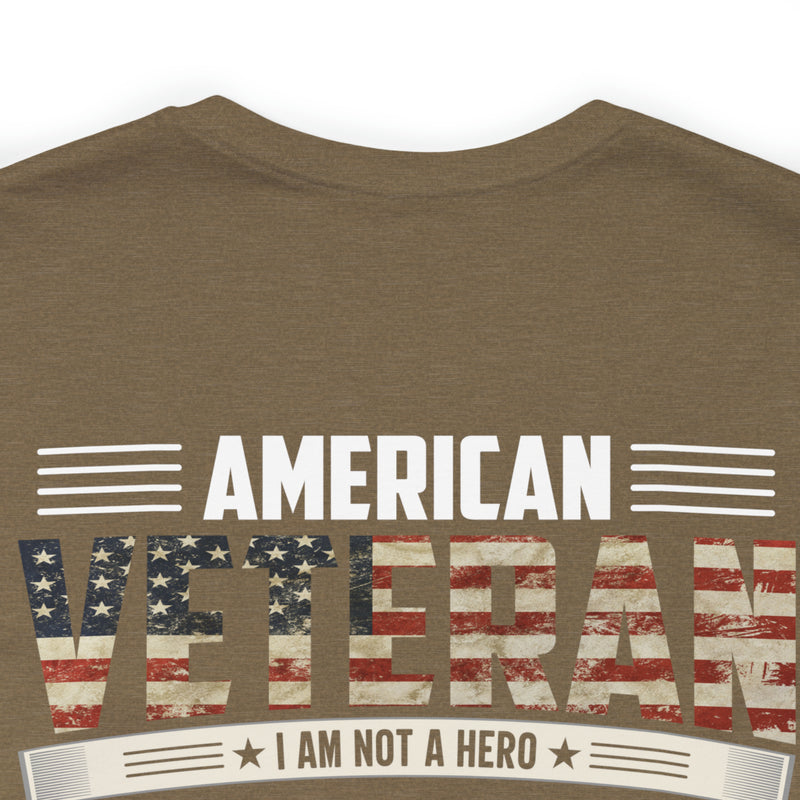 Walk of Honor: Military Design T-Shirt - Proud American Veteran, Standing Beside Heroes