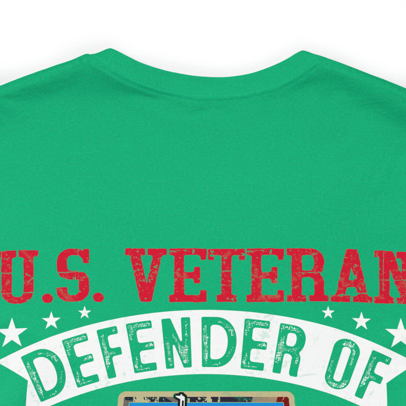 Military Design T-Shirt: U.S. Veteran - Defender of Liberty and Freedom