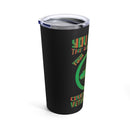 Inspiring Courage: Happy Veterans Day - 20oz Military Design Tumbler in Black