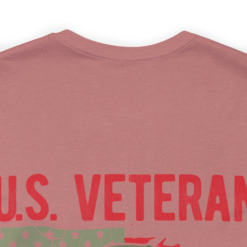 U.S. Veteran: Military Design T-Shirt - I Walked the Walk, Defending Our Nation