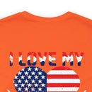 Family Pride: I Love My Army National Guard Cousin - Military Design T-Shirt Celebrating Support